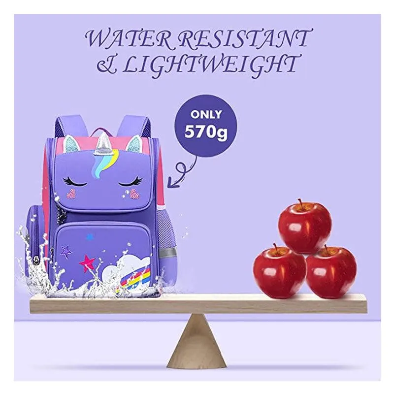 17 Inch Toddler Cute Schoolbags AM-209 PURPLE AND PINK  AM-209
