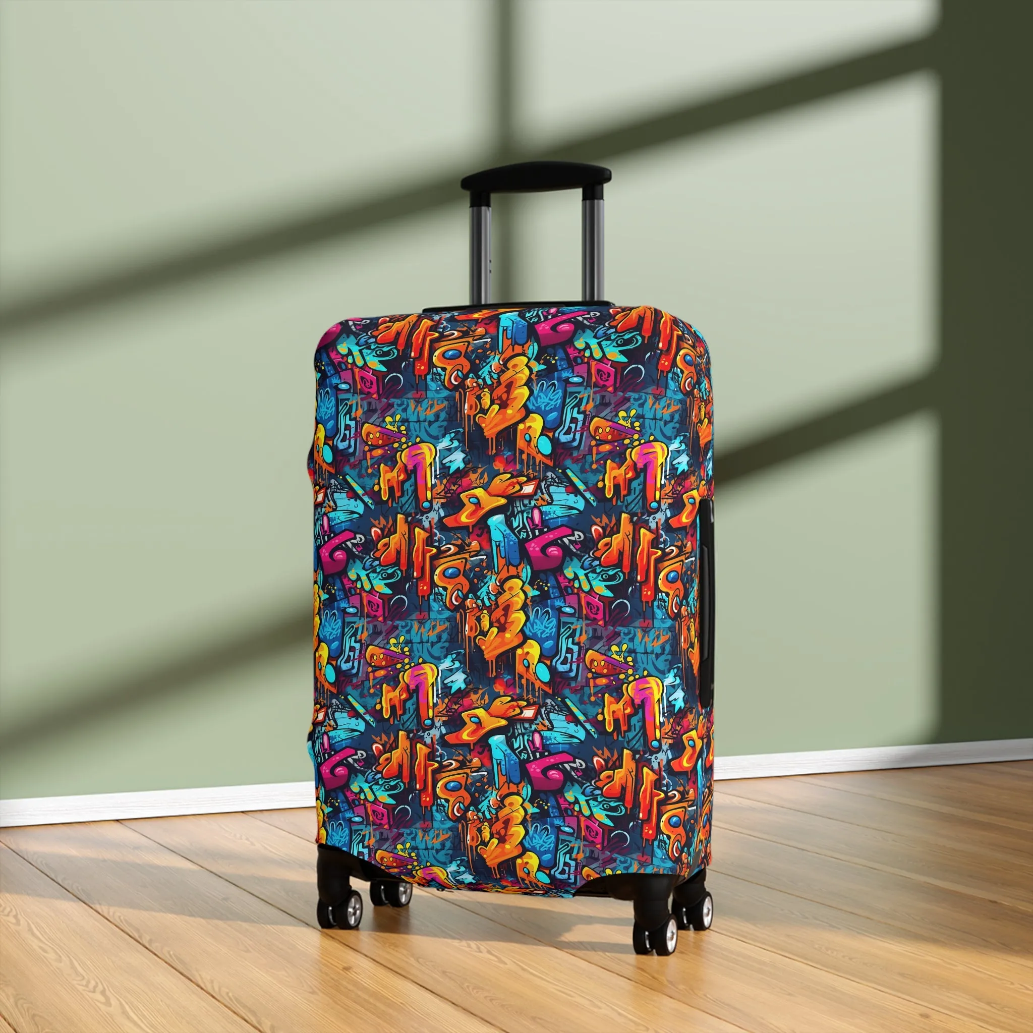 3D Abstract Graffiti Colorful Design  - Luggage Protector and Cover 3 Sizes