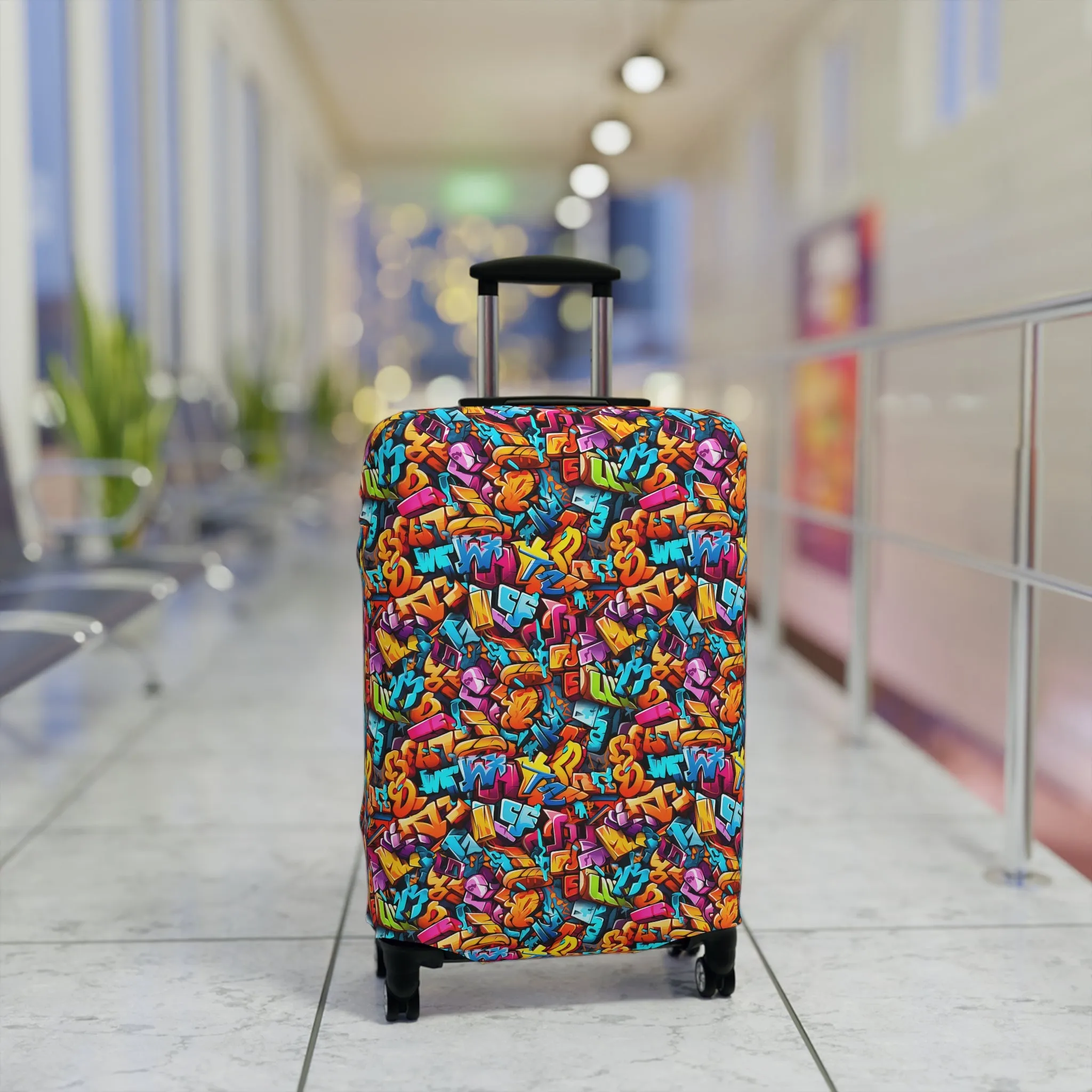 3D Street Art Word Graffiti Design  - Luggage Protector and Cover 3 Sizes