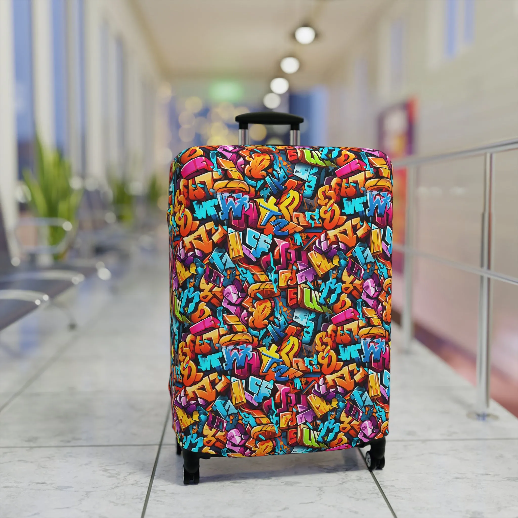 3D Street Art Word Graffiti Design  - Luggage Protector and Cover 3 Sizes