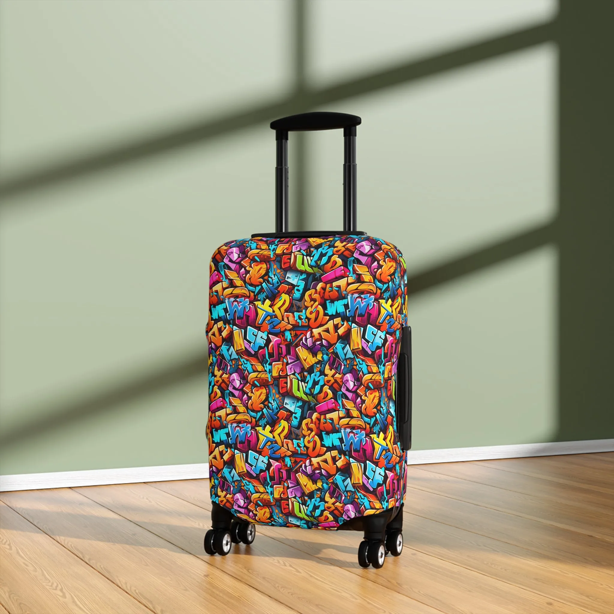 3D Street Art Word Graffiti Design  - Luggage Protector and Cover 3 Sizes