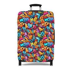 3D Street Art Word Graffiti Design  - Luggage Protector and Cover 3 Sizes