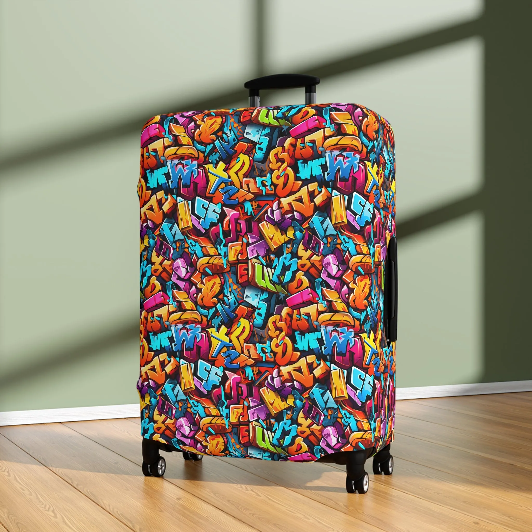 3D Street Art Word Graffiti Design  - Luggage Protector and Cover 3 Sizes