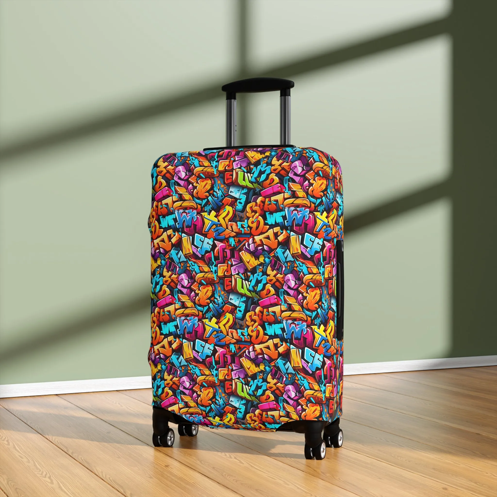 3D Street Art Word Graffiti Design  - Luggage Protector and Cover 3 Sizes
