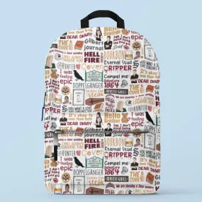 All-Over Print Backpack - Mystic Falls Doodle