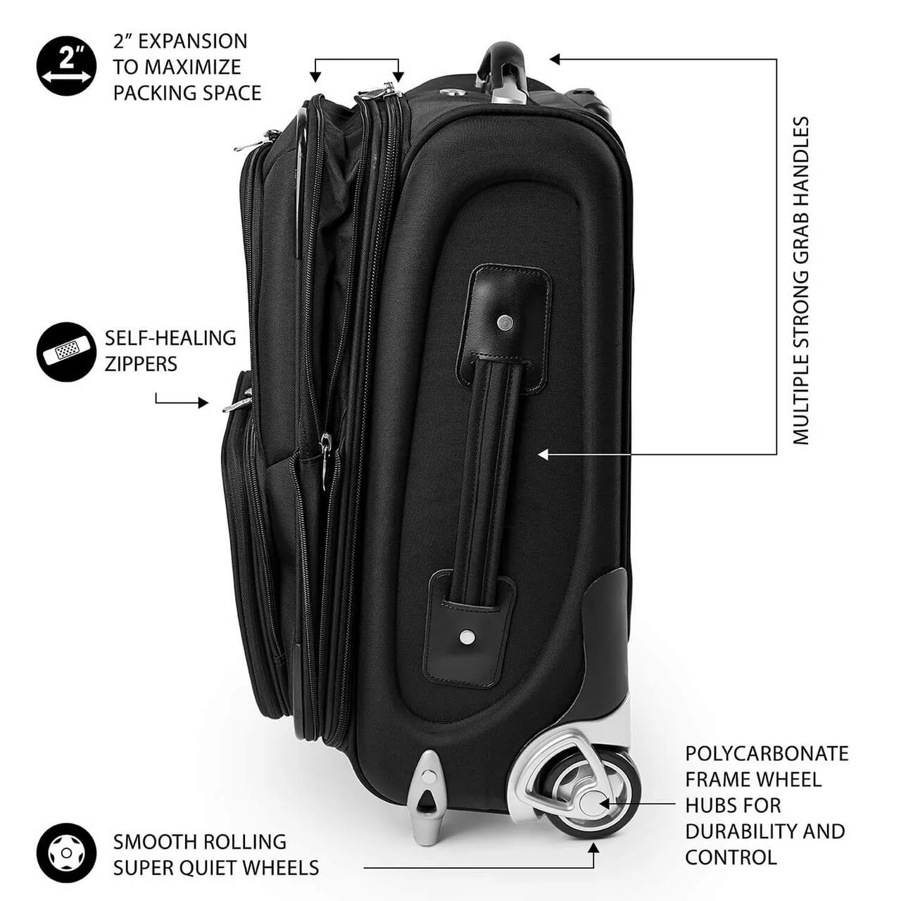 Aztecs Carry On Luggage | San Diego State Aztecs Rolling Carry On Luggage