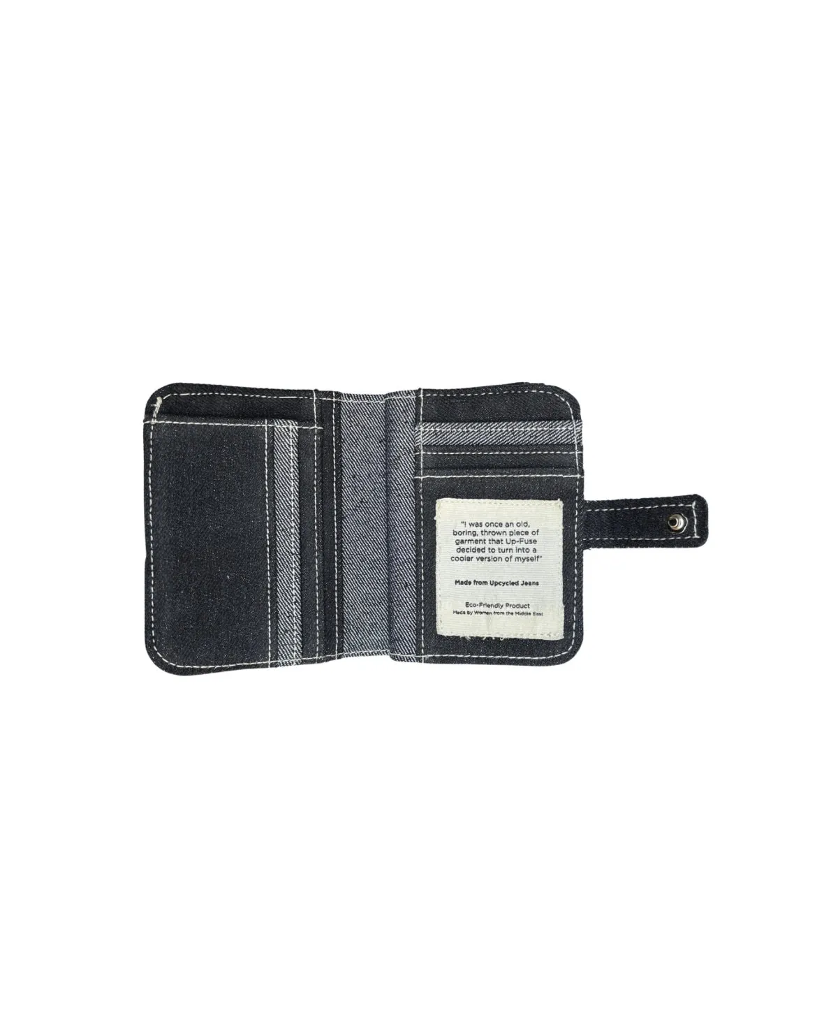 Bi-Fold Wallet -  Black Denim