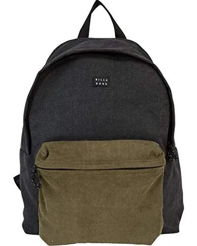 Billabong Men's All Day Canvas Washed Canvas Backpack Charcoal One Size