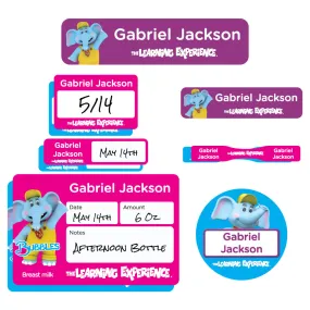 Bubbles Breast Milk & Formula Infants Labels Pack
