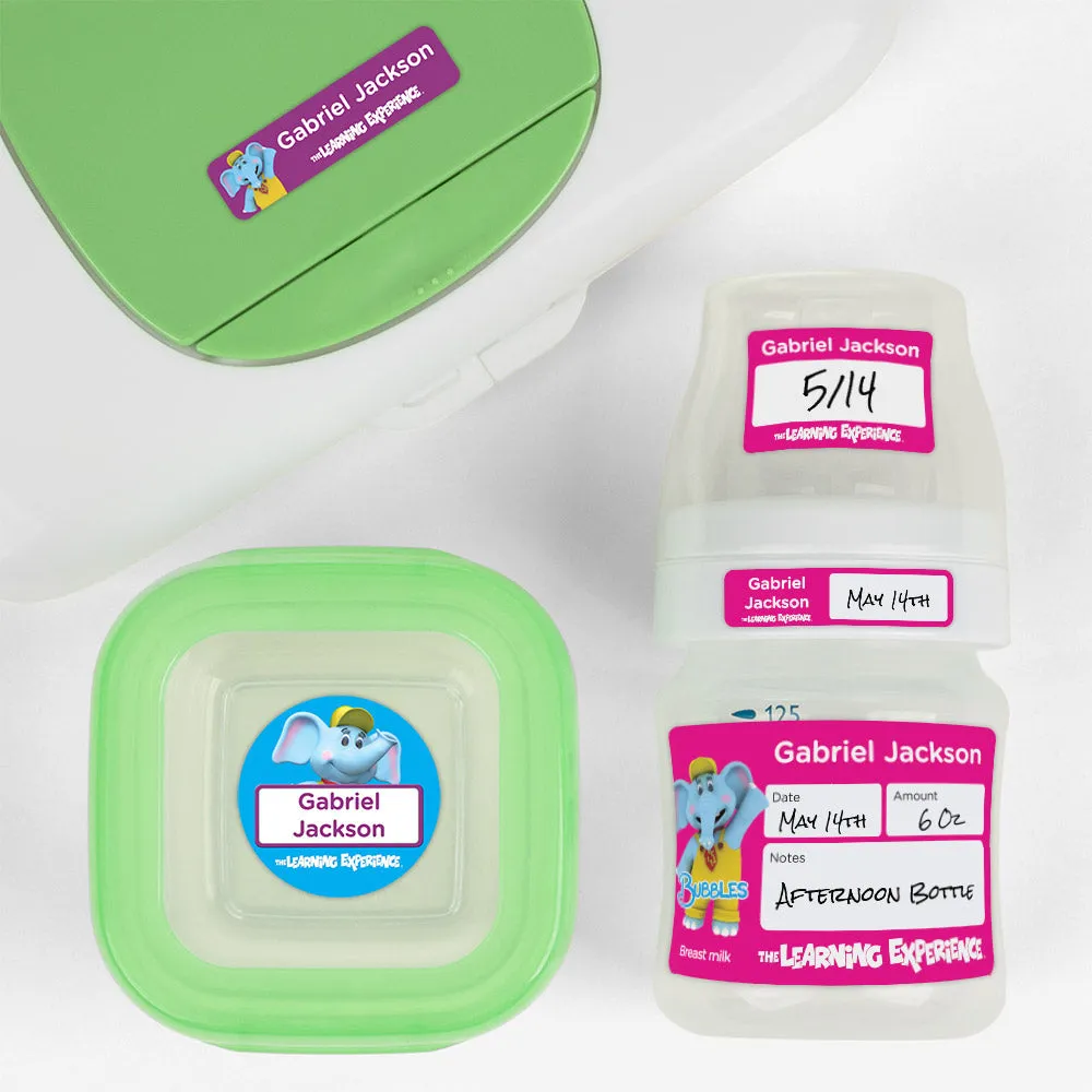 Bubbles Breast Milk & Formula Infants Labels Pack