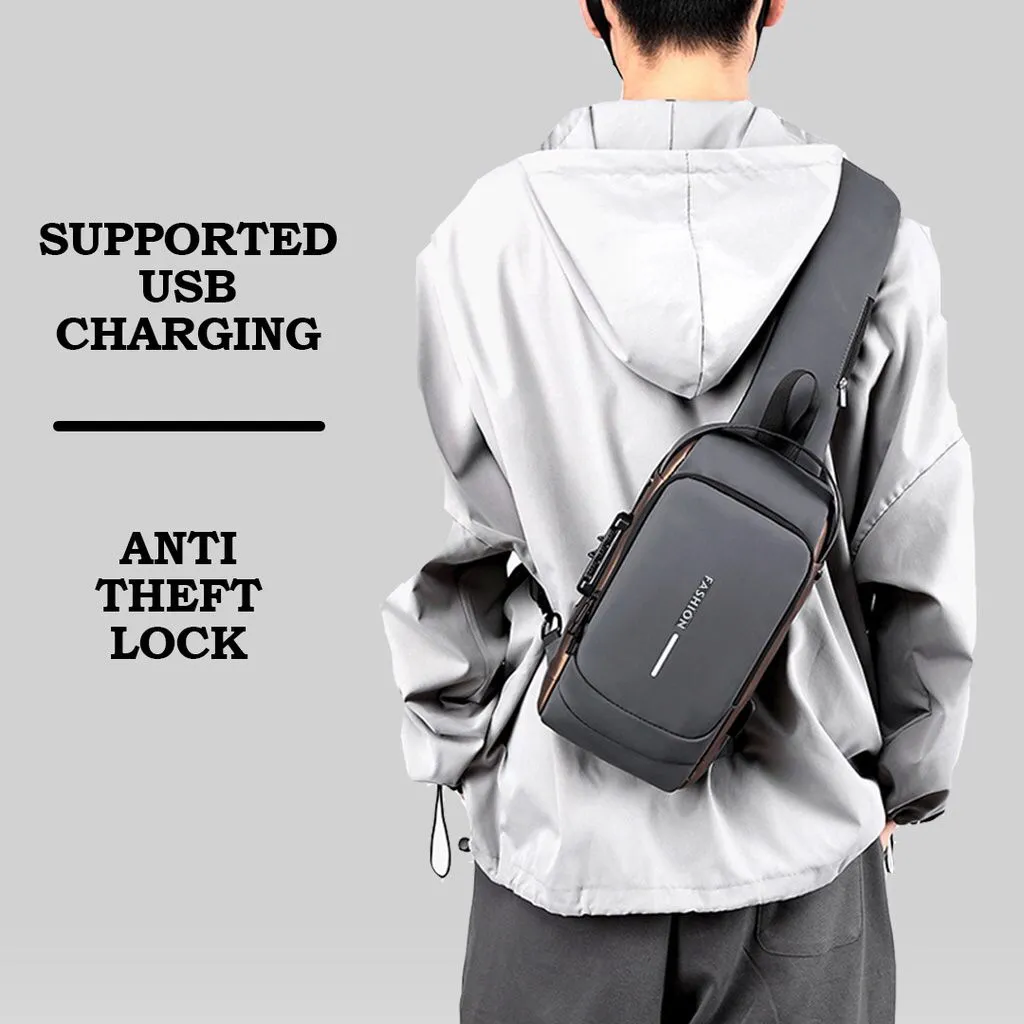 Buy 1 Get 1 Free | Anti-theft USB Shoulder Bag | Cross Body Chest Bag