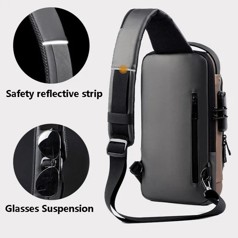 Buy 1 Get 1 Free | Anti-theft USB Shoulder Bag | Cross Body Chest Bag