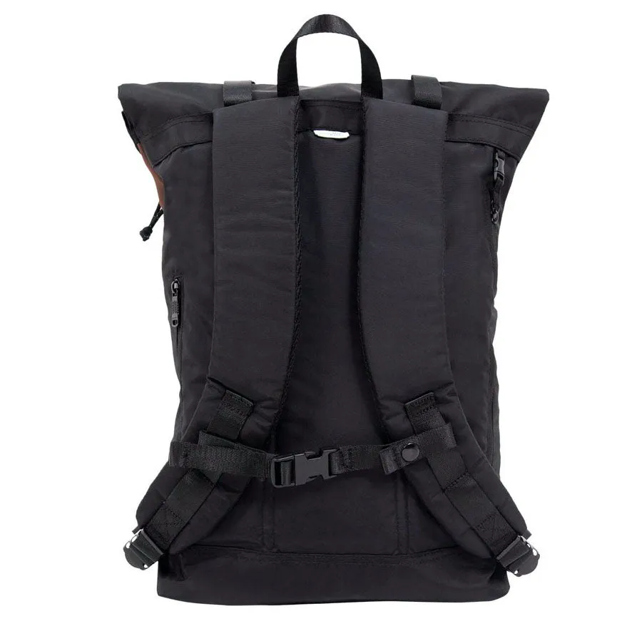 Christopher Go Wild Series Rolltop Backpack Black brown
