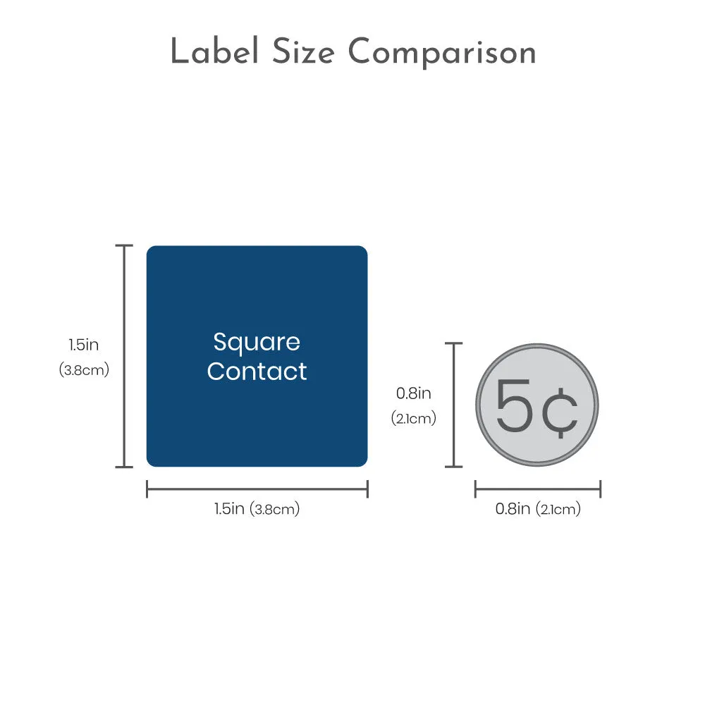 Color Combos Contact Labels