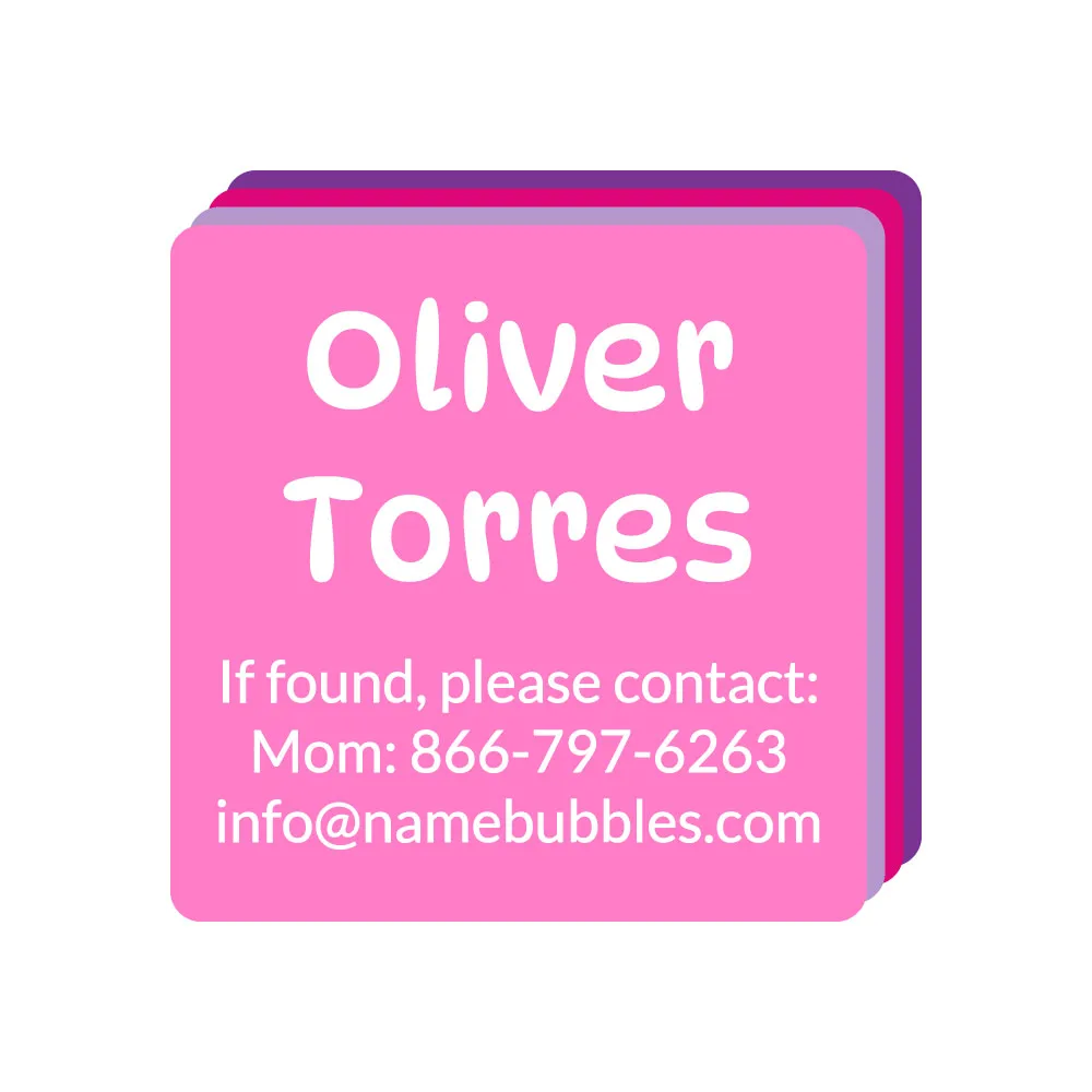 Color Combos Contact Labels
