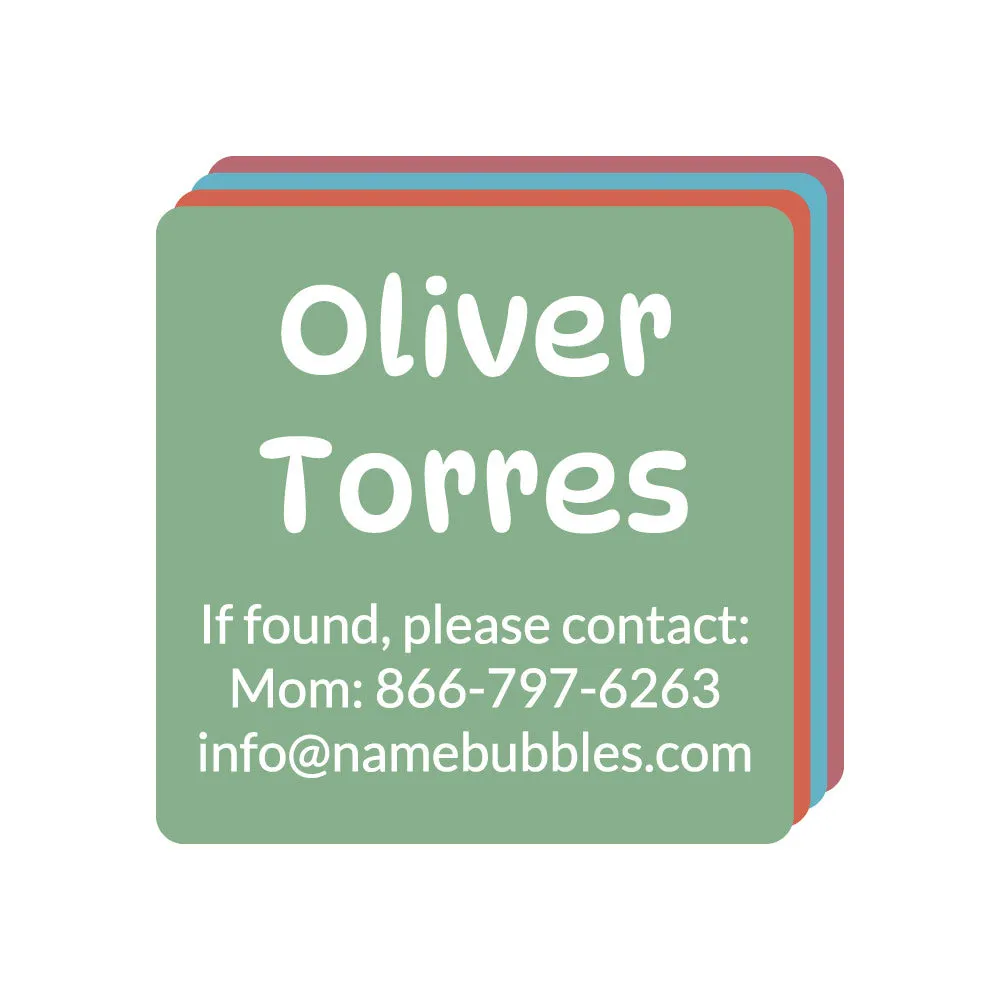 Color Combos Contact Labels