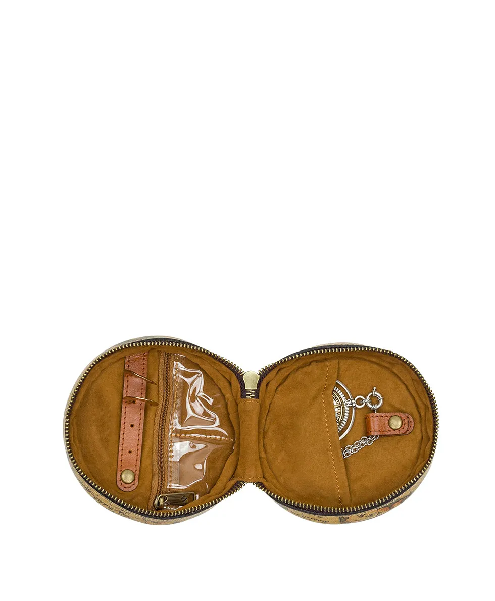 Diamante Jewelry Case Gift Box - European Map Print