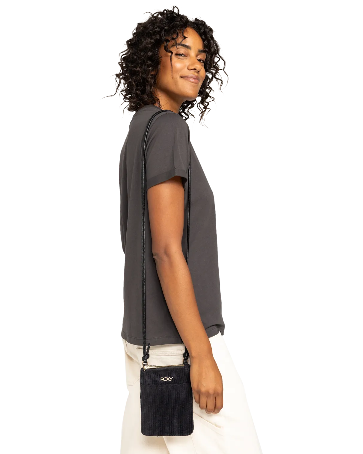 Feeling Good Phone Bag in Anthracite