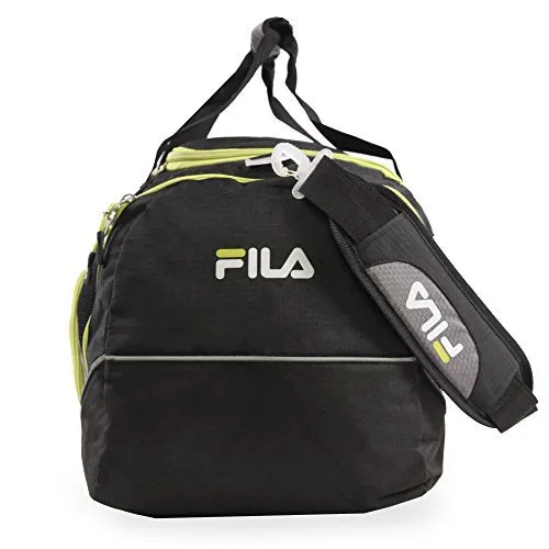 Fila Donlon Small Travel Gym Sport Duffel Bag, Neon Lime