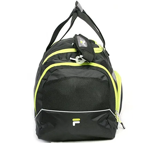 Fila Donlon Small Travel Gym Sport Duffel Bag, Neon Lime