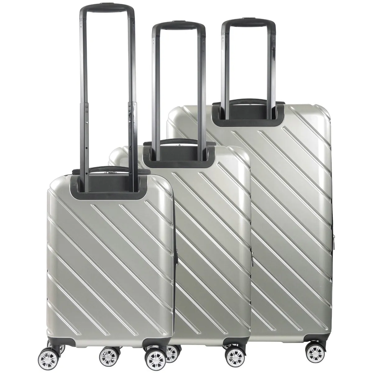 Ful Velocity Expandable Hardside Spinner 3 pcs set, Silver