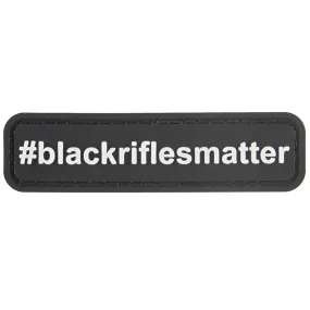G-FORCE #BlackRiflesMatter Hook & Loop Tactical Airsoft PVC Morale Patch