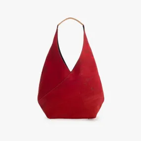 Geometrical Cork Shoulder Bag Red | Cork Bags