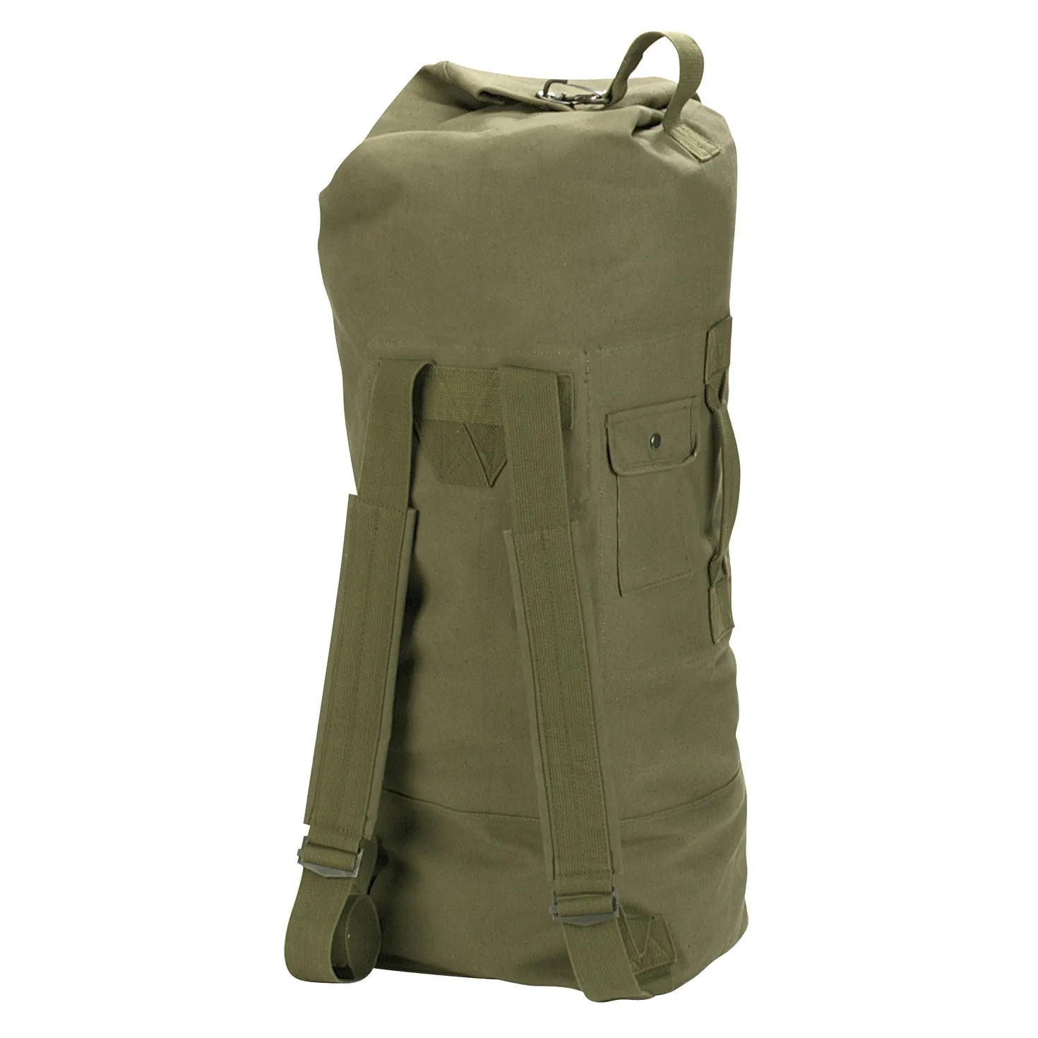 G.I. Style Canvas Double Strap Duffle Bag - 22" x 38"