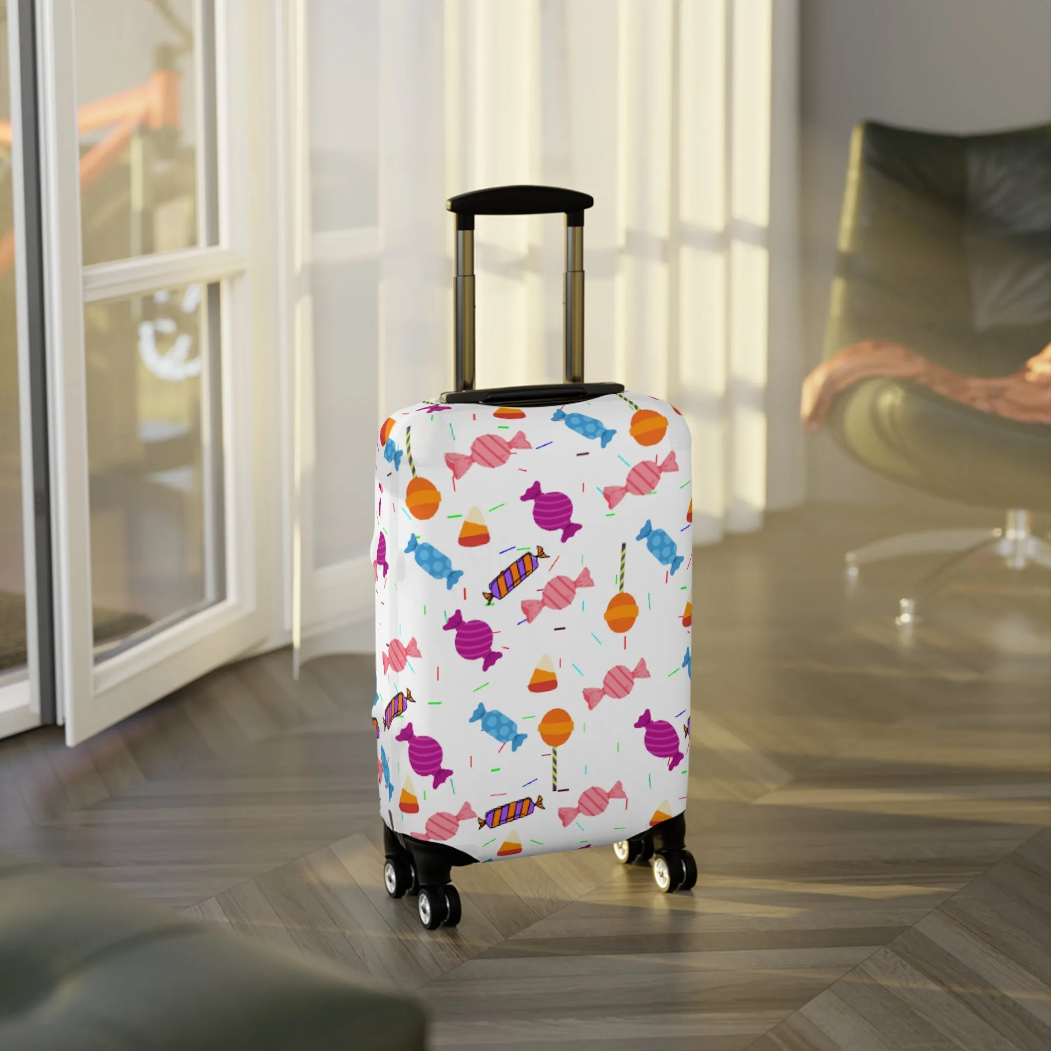 Halloween Candy Luggage Cover