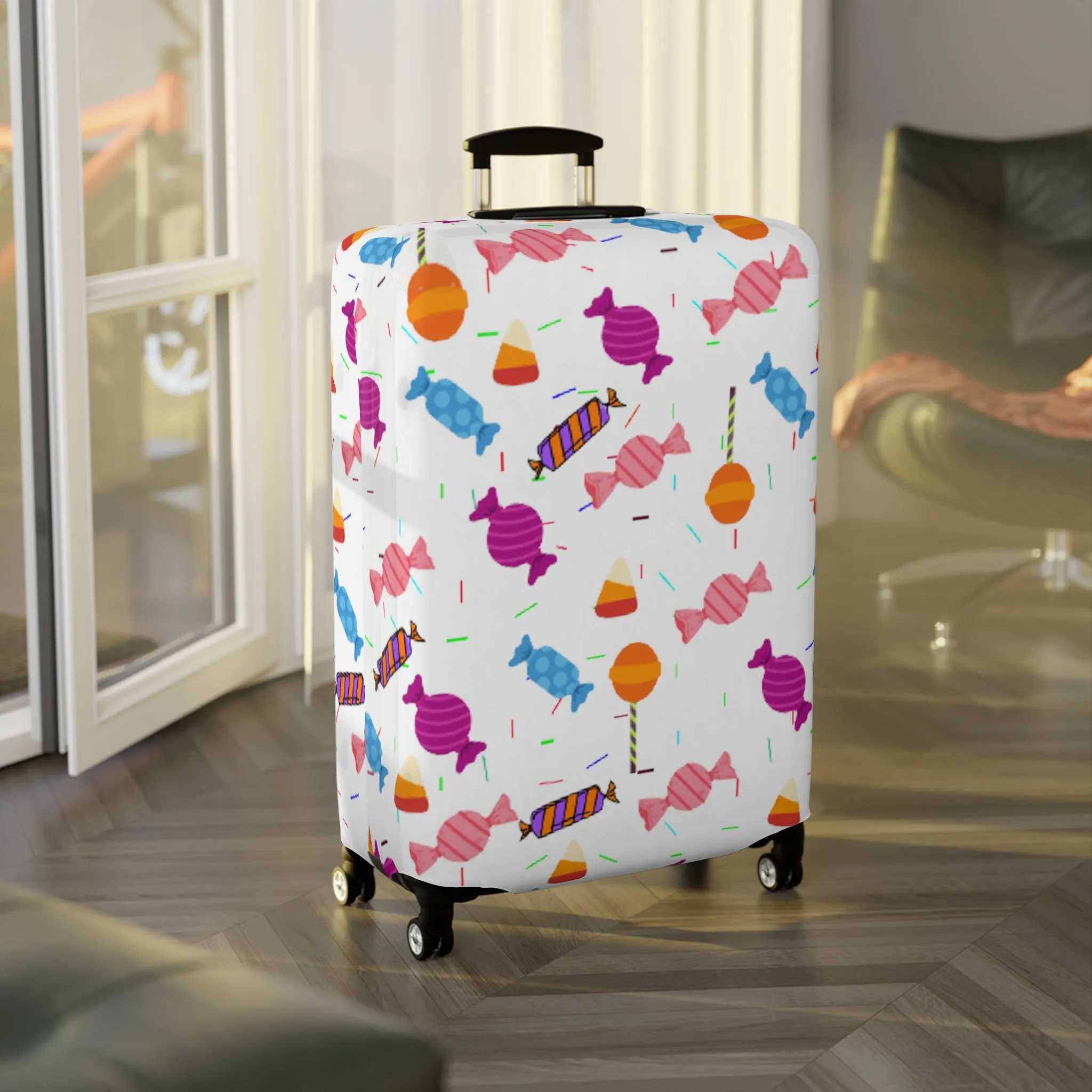 Halloween Candy Luggage Cover