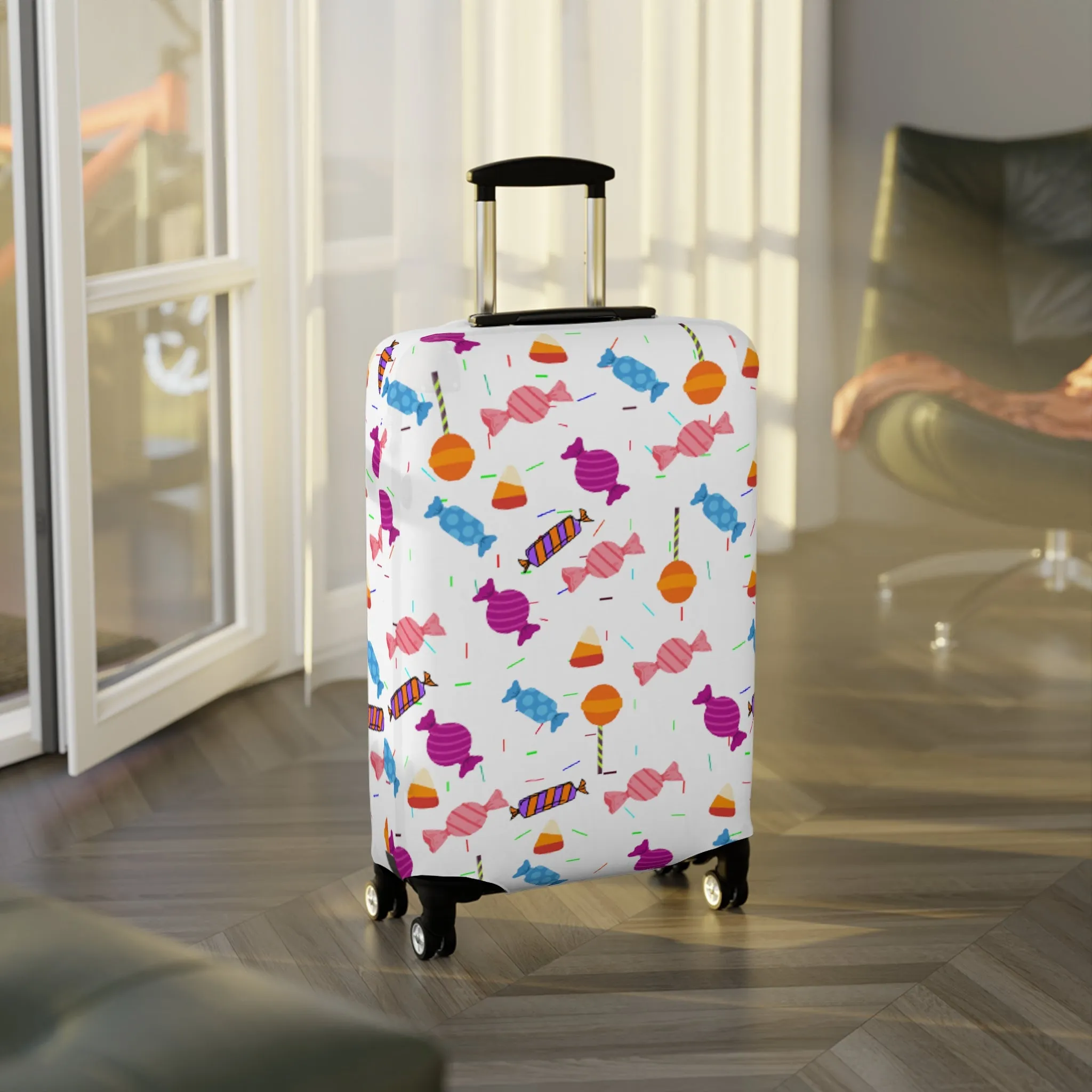 Halloween Candy Luggage Cover