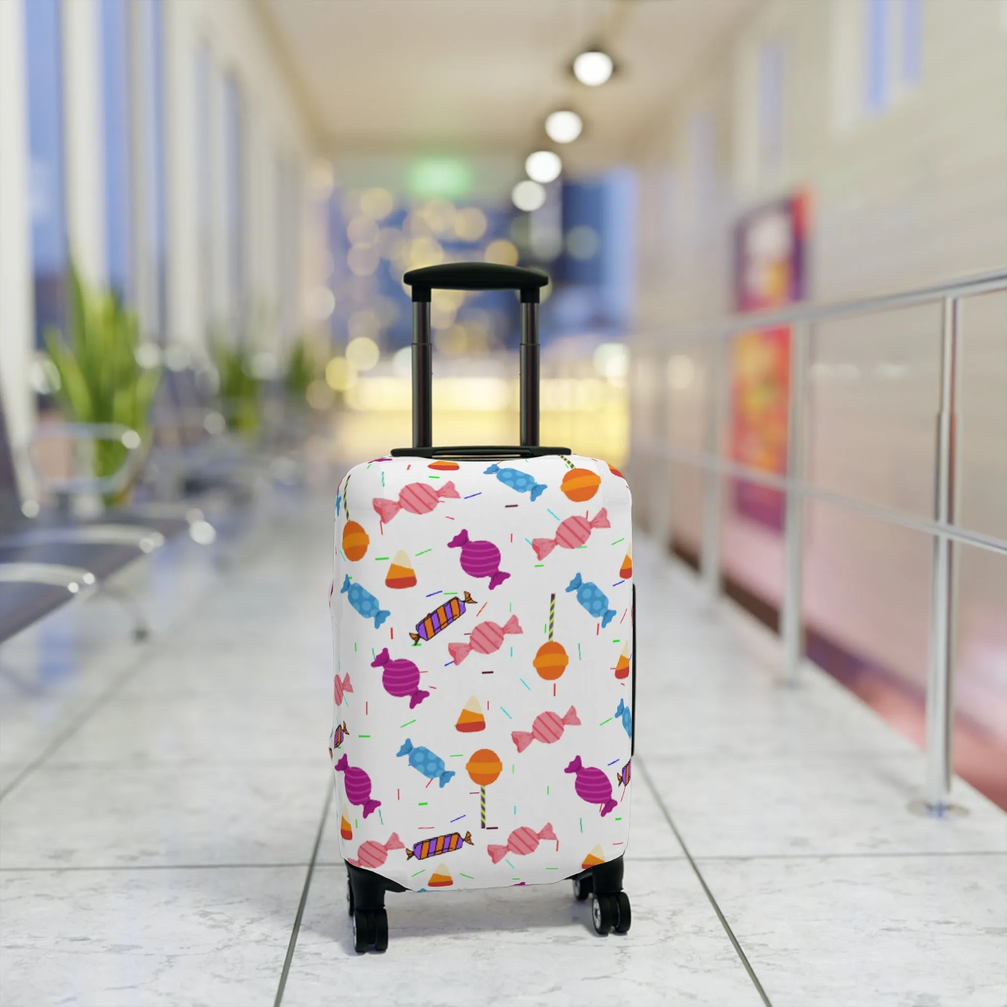 Halloween Candy Luggage Cover