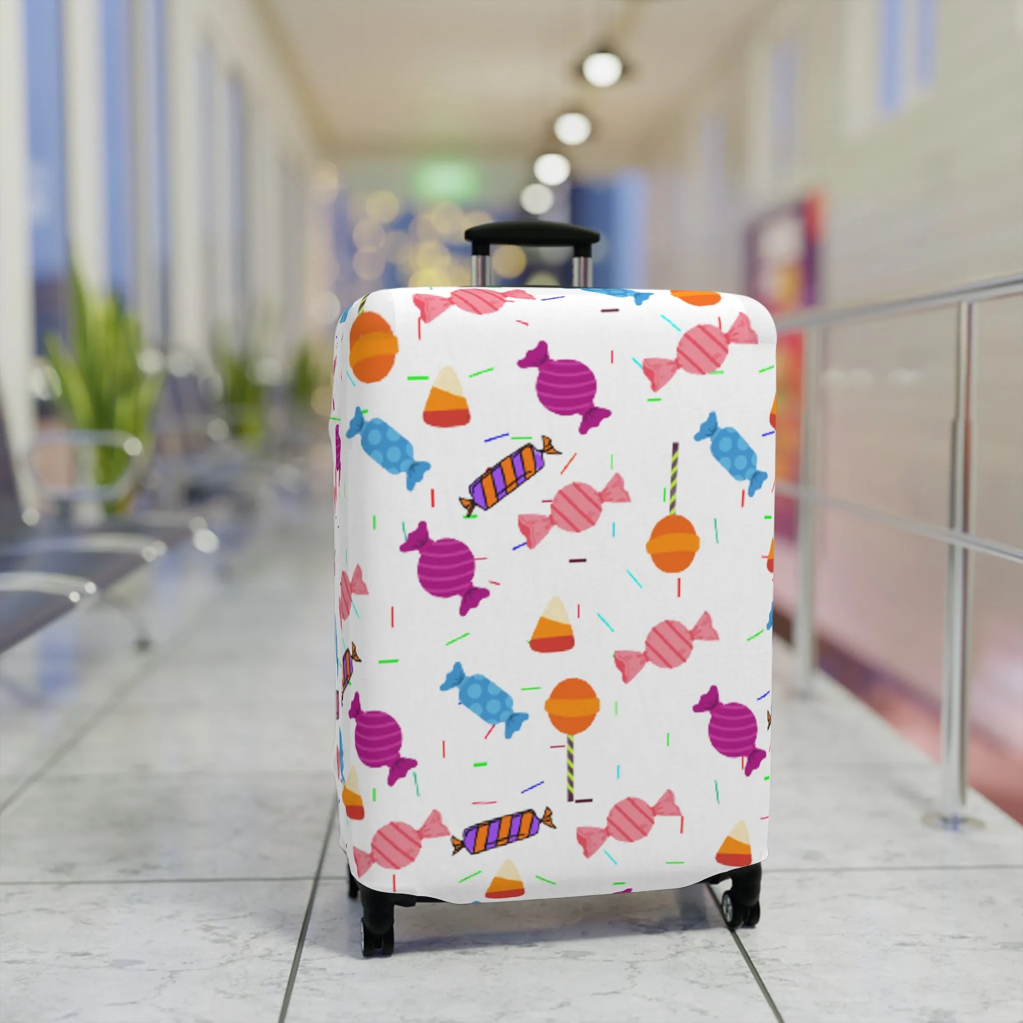 Halloween Candy Luggage Cover