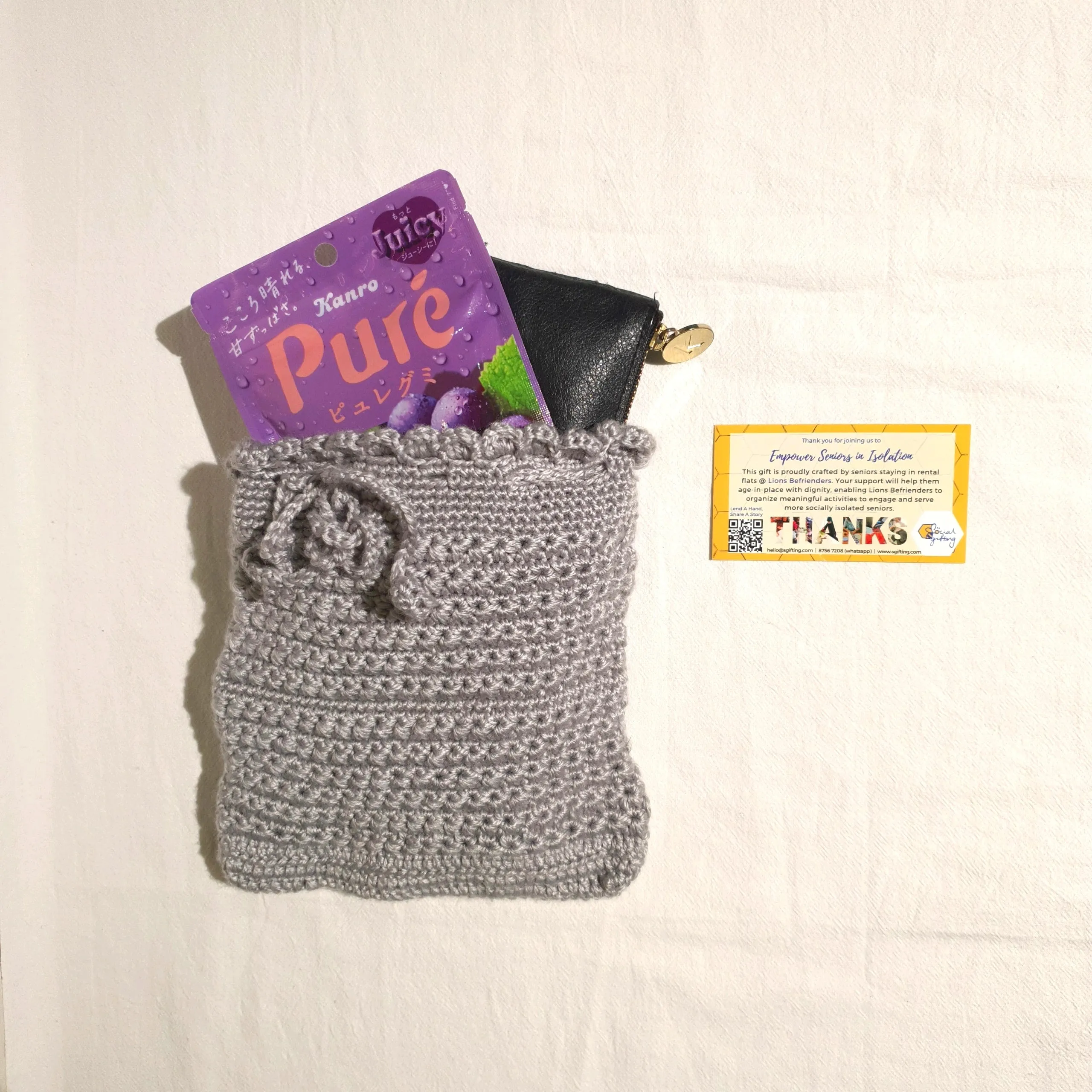 Hand Crocheted Bags and Pouches
