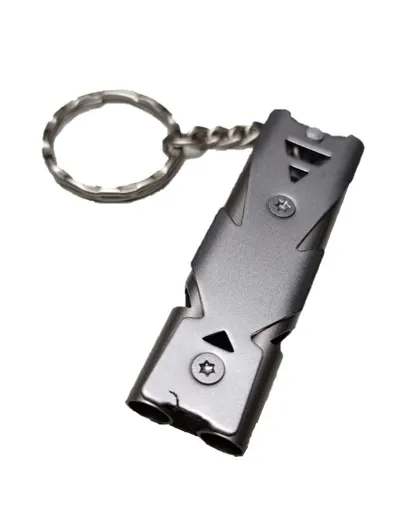 High Decibel Double Barreled Whistle