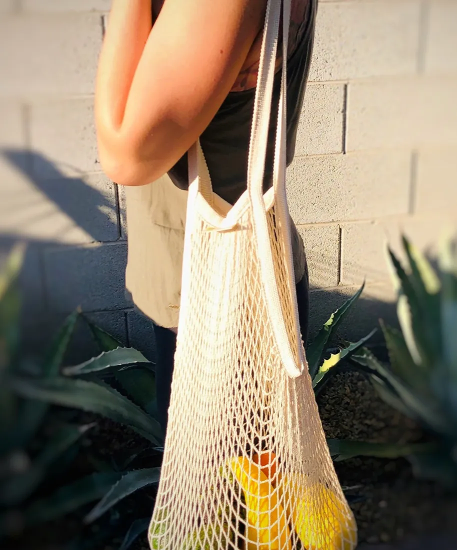 HUGE Mesh Market Bag