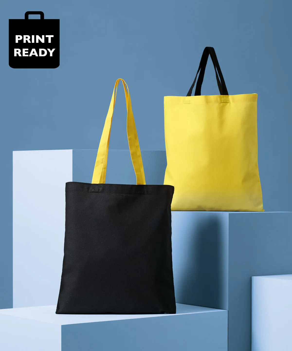 Kelly Green/White - Varsity cotton shopper short handle