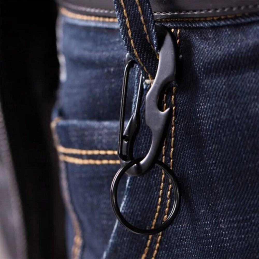 Locking Bottle Opener Keychain Buckle