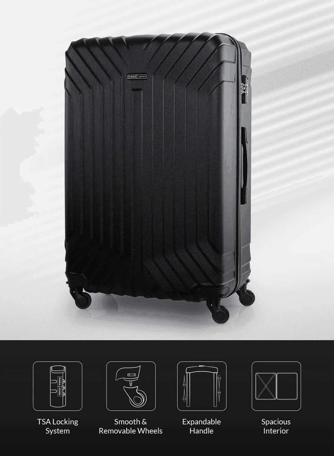 Luggage Bag 28 Inch Check-in Luggage Trolly - Rose Gold