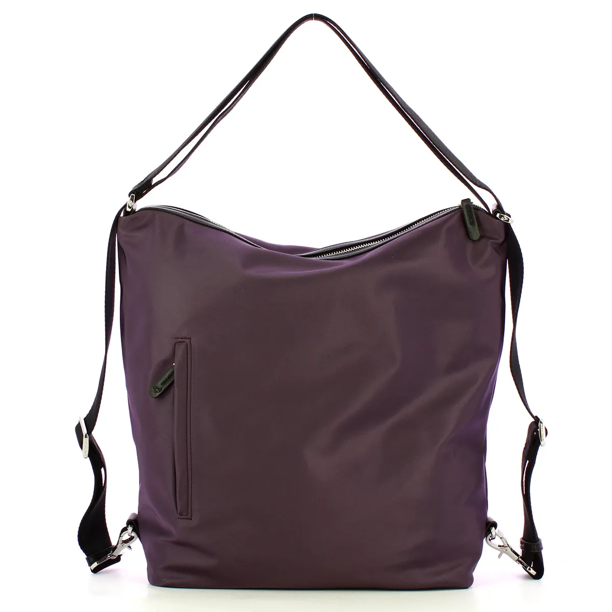 Mandarina Duck - Hobo Bag Trasformabile Hunter Plum Perfect - P10VCT10 - PLUM/PERFECT
