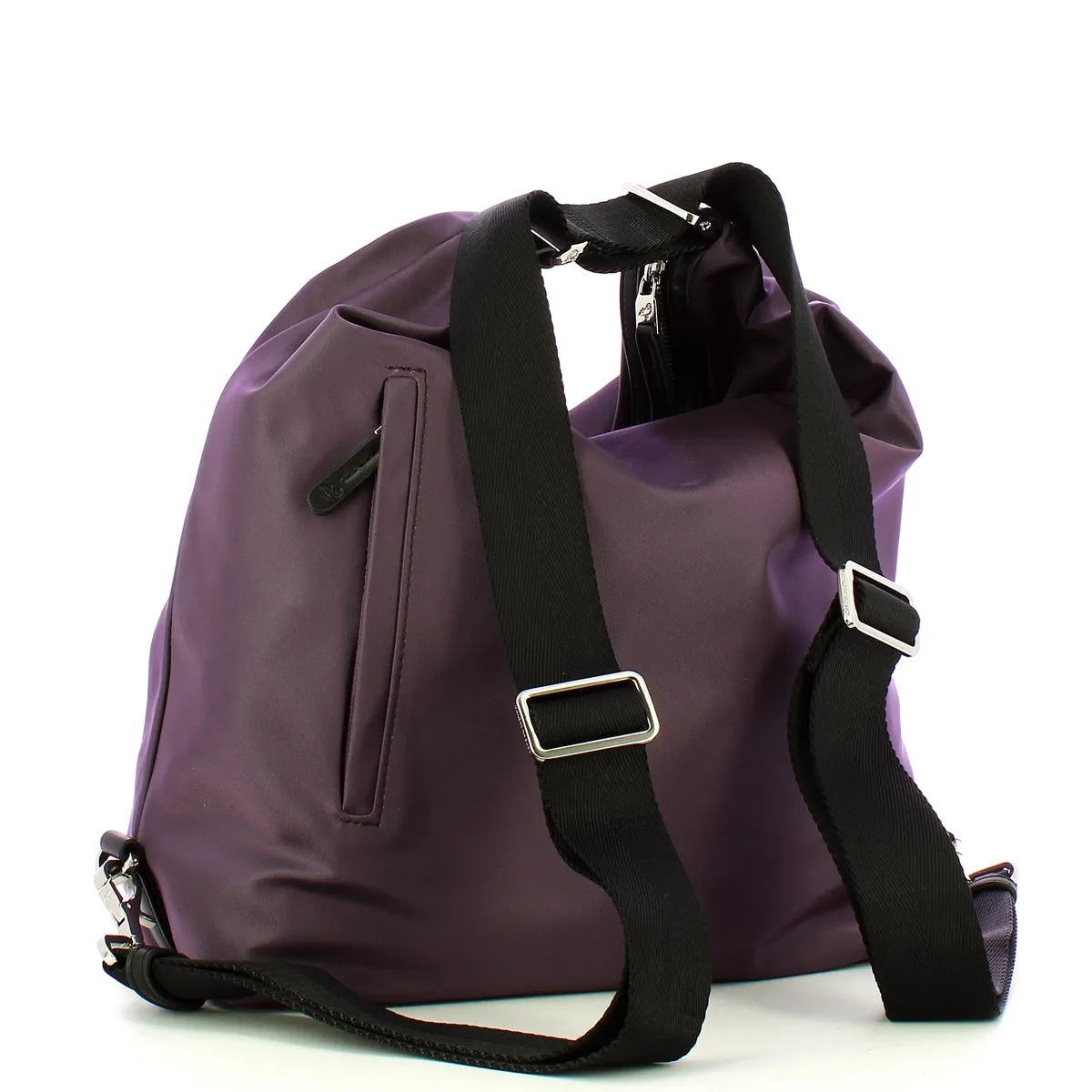 Mandarina Duck - Hobo Bag Trasformabile Hunter Plum Perfect - P10VCT10 - PLUM/PERFECT