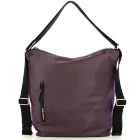 Mandarina Duck - Hobo Bag Trasformabile Hunter Plum Perfect - P10VCT10 - PLUM/PERFECT