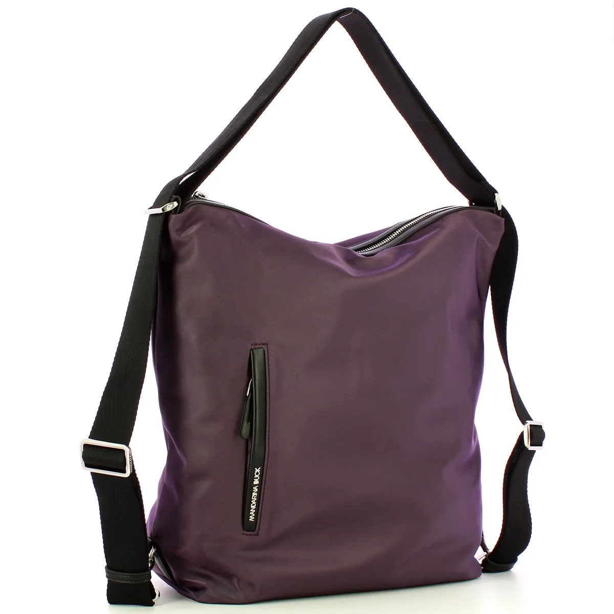 Mandarina Duck - Hobo Bag Trasformabile Hunter Plum Perfect - P10VCT10 - PLUM/PERFECT
