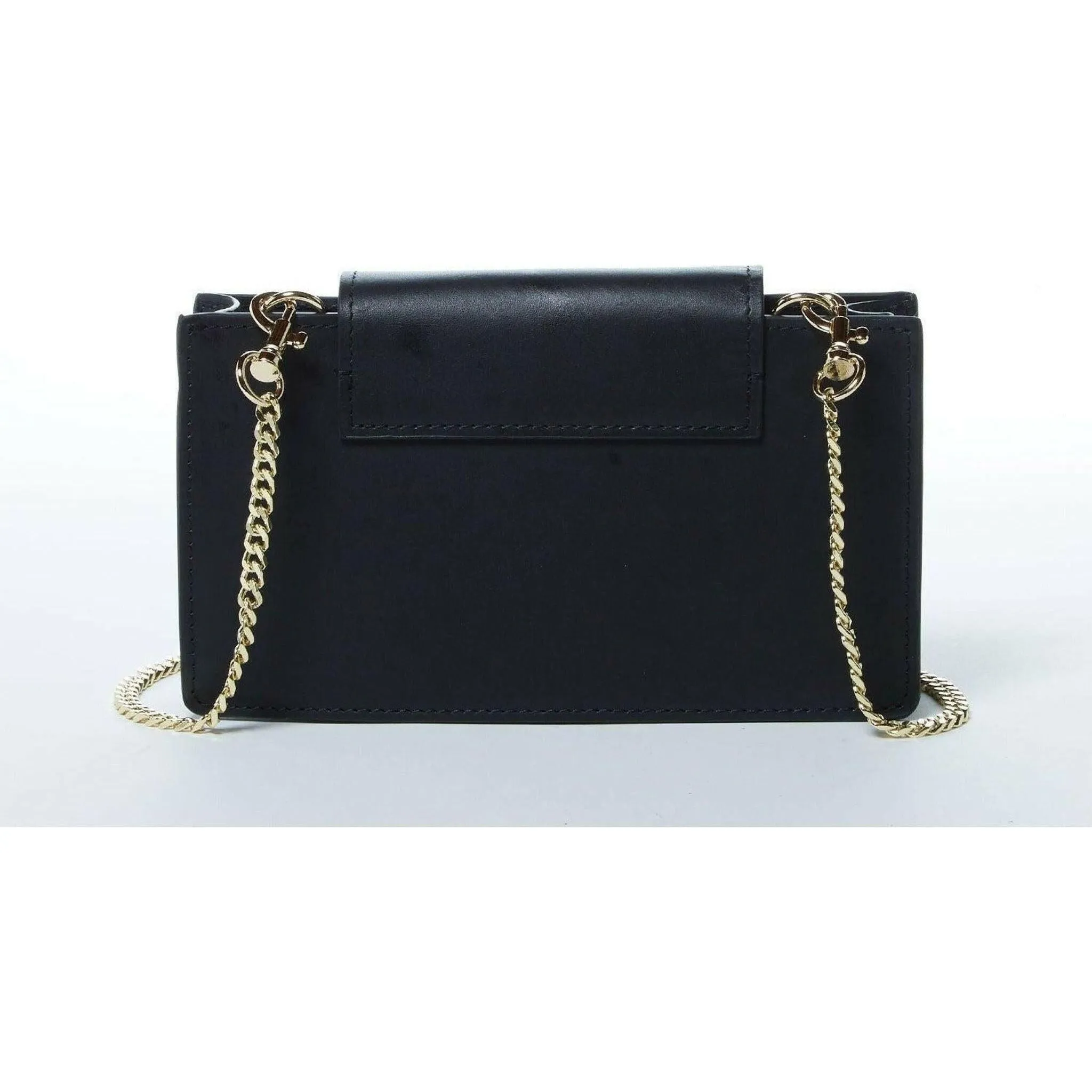 Mary Mini Leopard Leather Wristlet