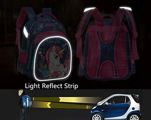 Meetbelify Big Kids School Backpack For Boys Kids Elementary School Bags Out Door Day Pack (dinosaur bag)