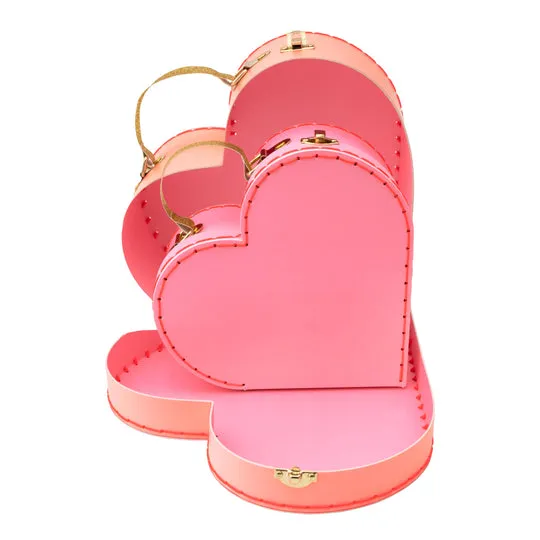 Meri Meri Heart Suitcases Set 2pc S6048