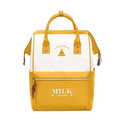 Milk Flavor Backpacks for Women & Students Fits 14-inch Laptop