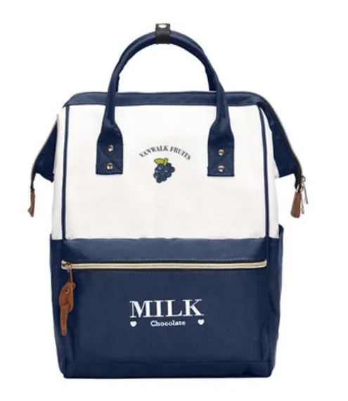 Milk Flavor Backpacks for Women & Students Fits 14-inch Laptop