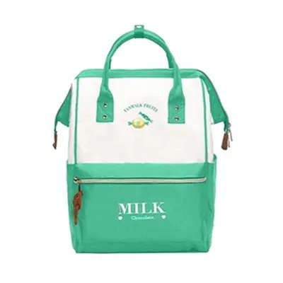 Milk Flavor Backpacks for Women & Students Fits 14-inch Laptop
