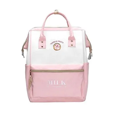 Milk Flavor Backpacks for Women & Students Fits 14-inch Laptop